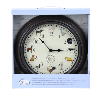 Reloj Sonido Animales de Granja